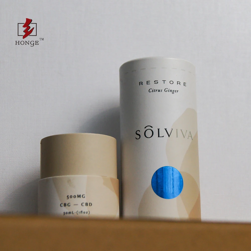 HONGE Роскошная цилиндрическая круглая коробка с красивым плоским краем для 10 мл 30 мл 50 мл 75 мл 100 мл флакон для духов Упаковка