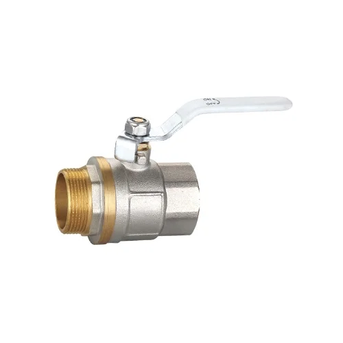 BOTE BT1036 China supplier OEM water pipe 1/2 - 2 inch F x M Threaded plating high pressure brass ball valve with write handle