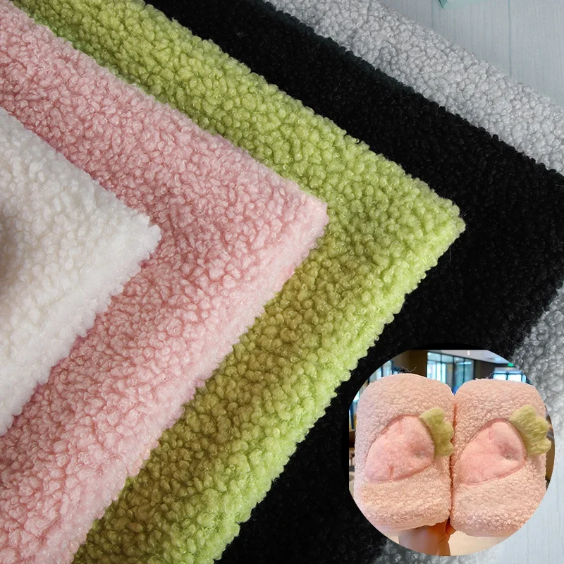 Direct Manufacturer Plush Toy, Sofa Cloth Boucle Fabric Knitting 100% Polyester Eco-Friendly Granular Teddy Fabric/