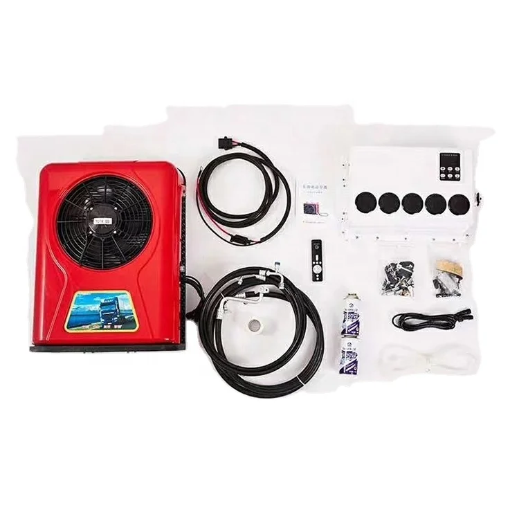 12 V battery Powered Tractor Cab Truck Sleeper Parking Air Conditioner  Truck Electric Parking Cooler