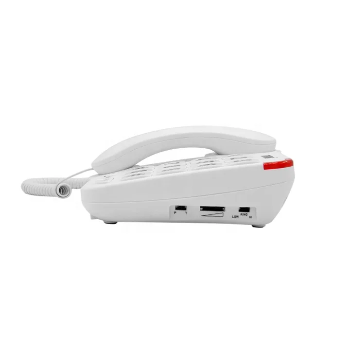 Large Button Corded Home Telephone for Elderly with Large Easy to See And Press Numbers Works in Power Outage for SOS Emergency