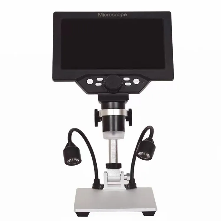 12MP LCD display continuous magnifier electron 7 Inch  electronic microscope 1200X digital microscope (1600627795976)