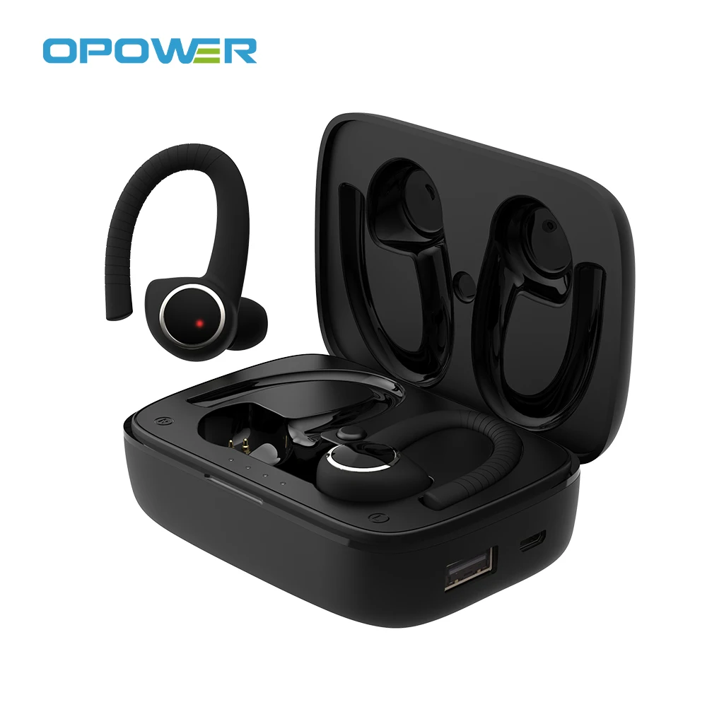 
2021 waterproof TWS earphone Ture wireless earbud with power bank for mobile phone 
