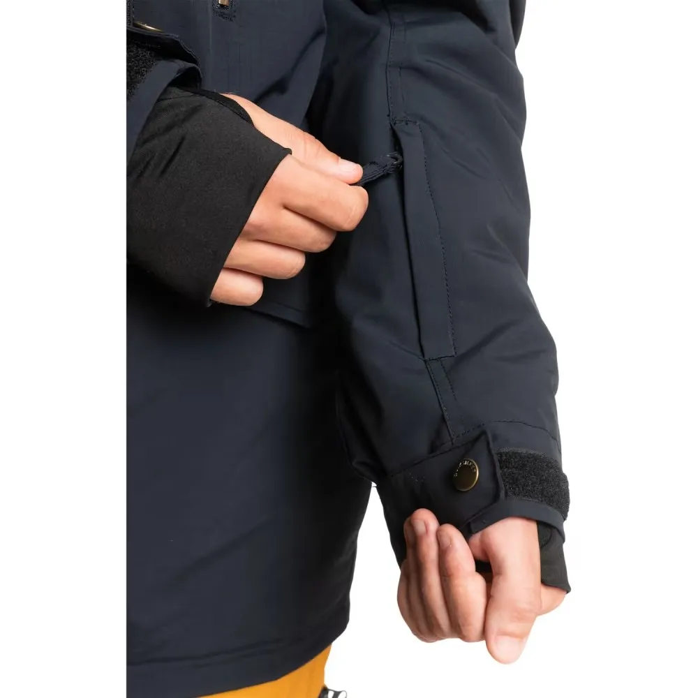 OEM Men Ski Jacket Snowboard Jacket Windproof Waterproof Quick Drying Removable Hood Fleece Lined Collar