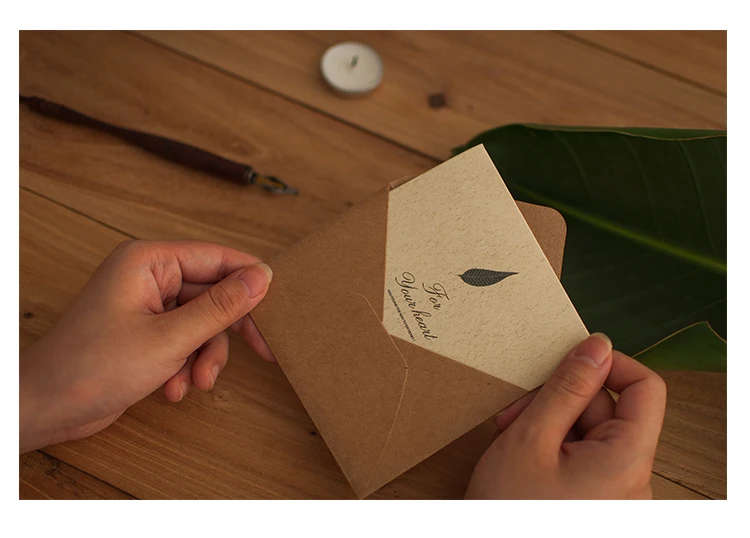 Luxury New Product Custom Thank You Card Paper Gold Foil VIP Card Envelope Packaging Box