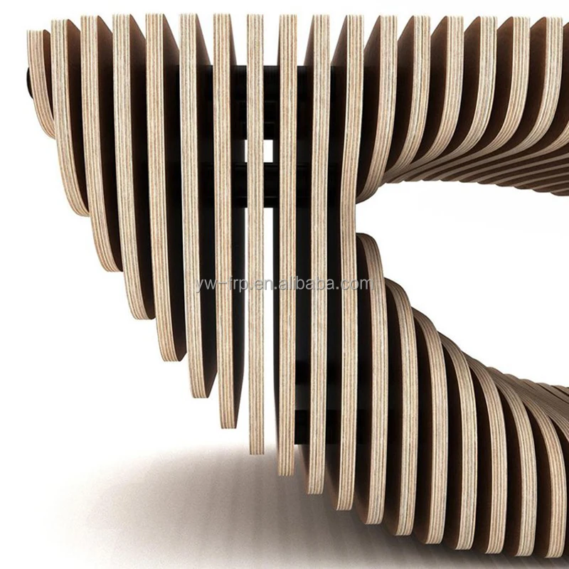 Custom Parametric Airport Waiting Public Chair Wood bench lobby Waiting Chairs Reception Waiting Sofa chair  For Outdoor Park