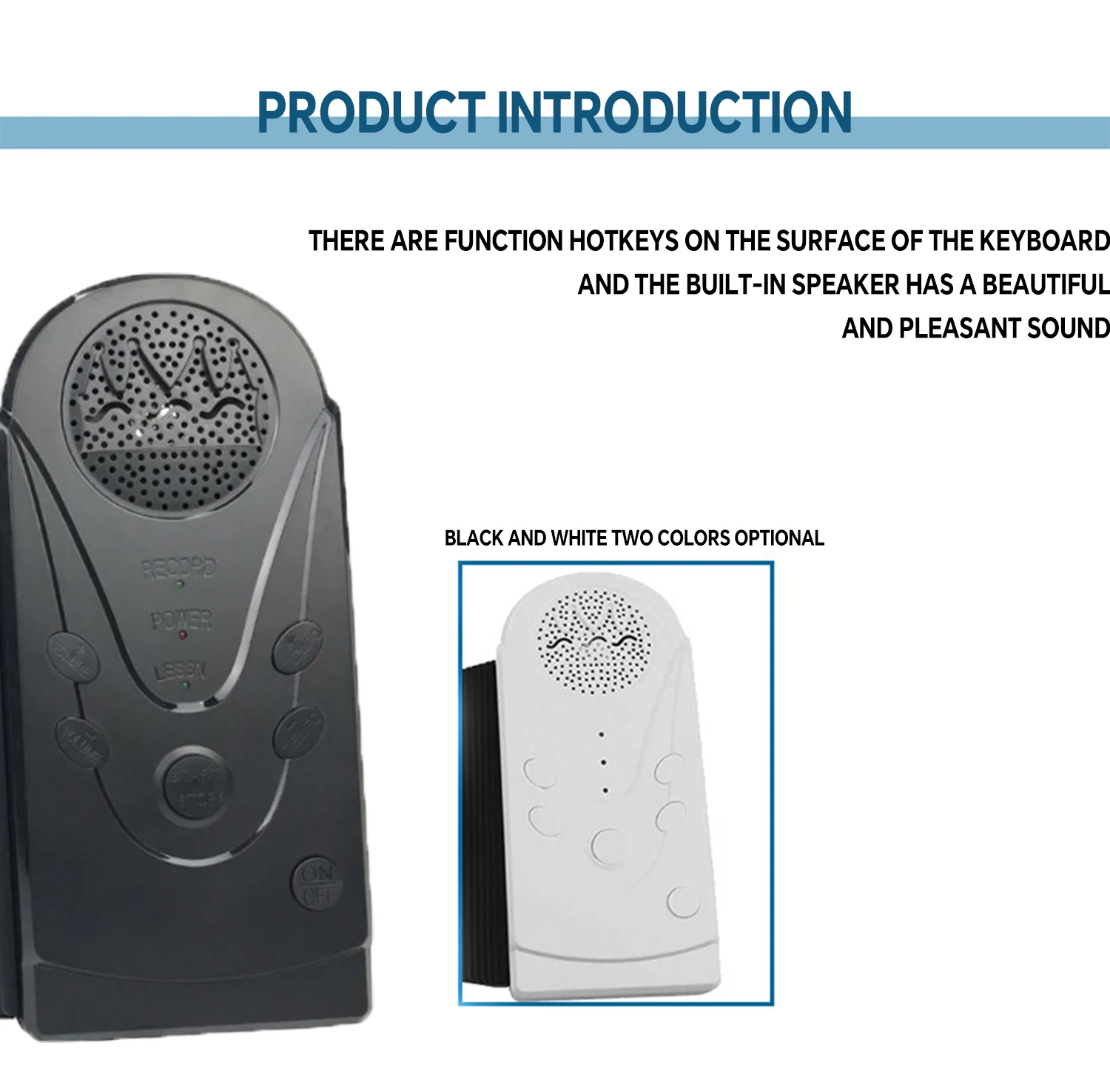 GAI-BR0249 Digital Hand Roll Piano 49 Key Foldable Piano Keyboard Build In Speaker Teaching Electronic Piano