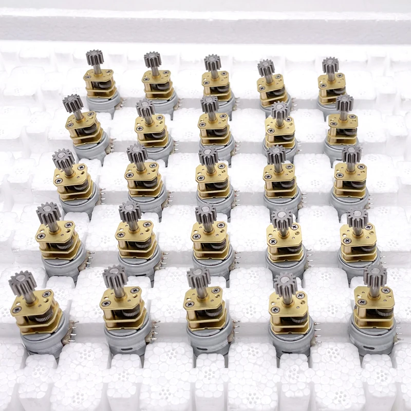 12mm DC Gear Stepper Motor Auto Equipment 0.5A Permanent