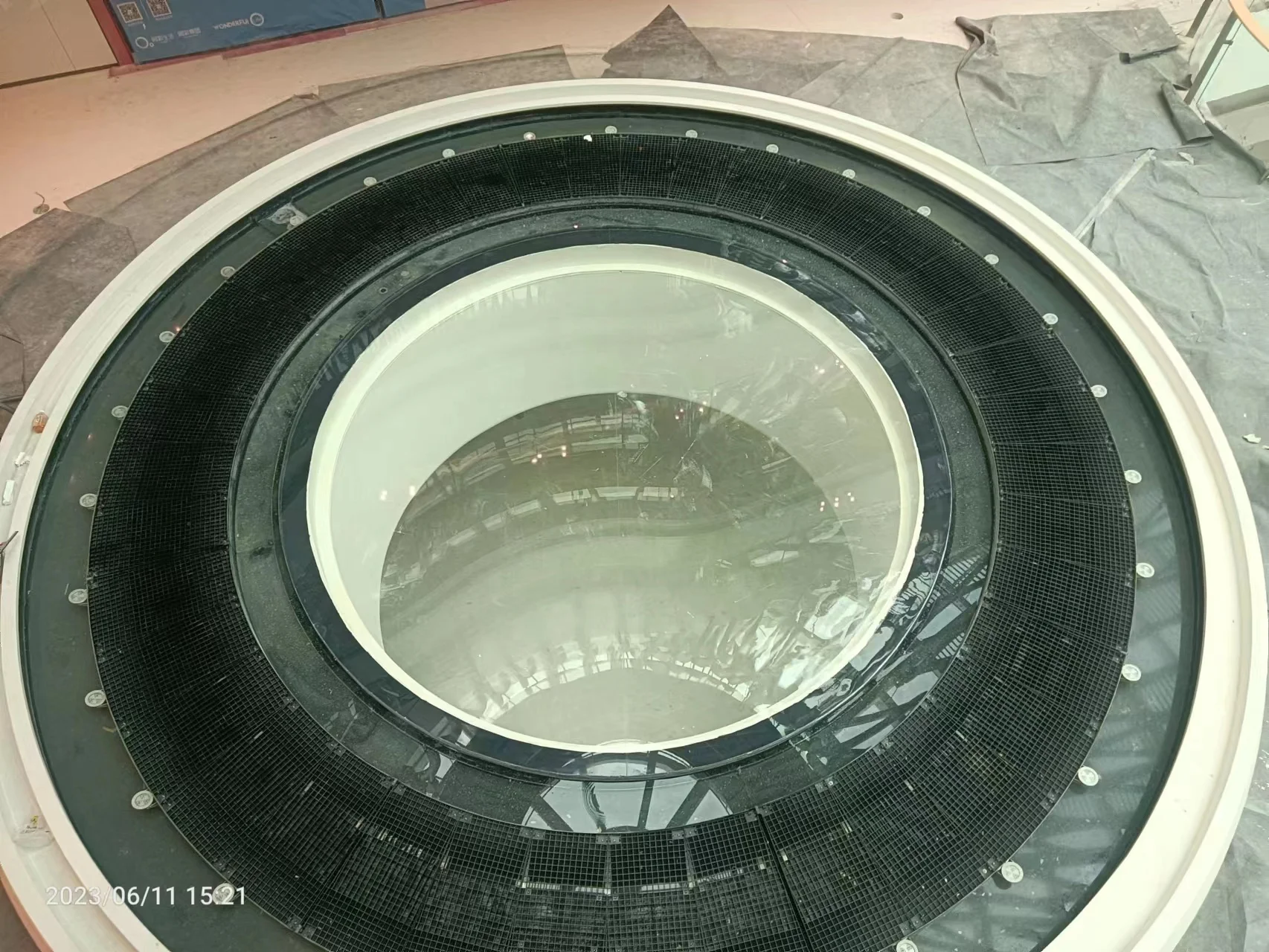 hot sale customized celling view acrylic glass sheet