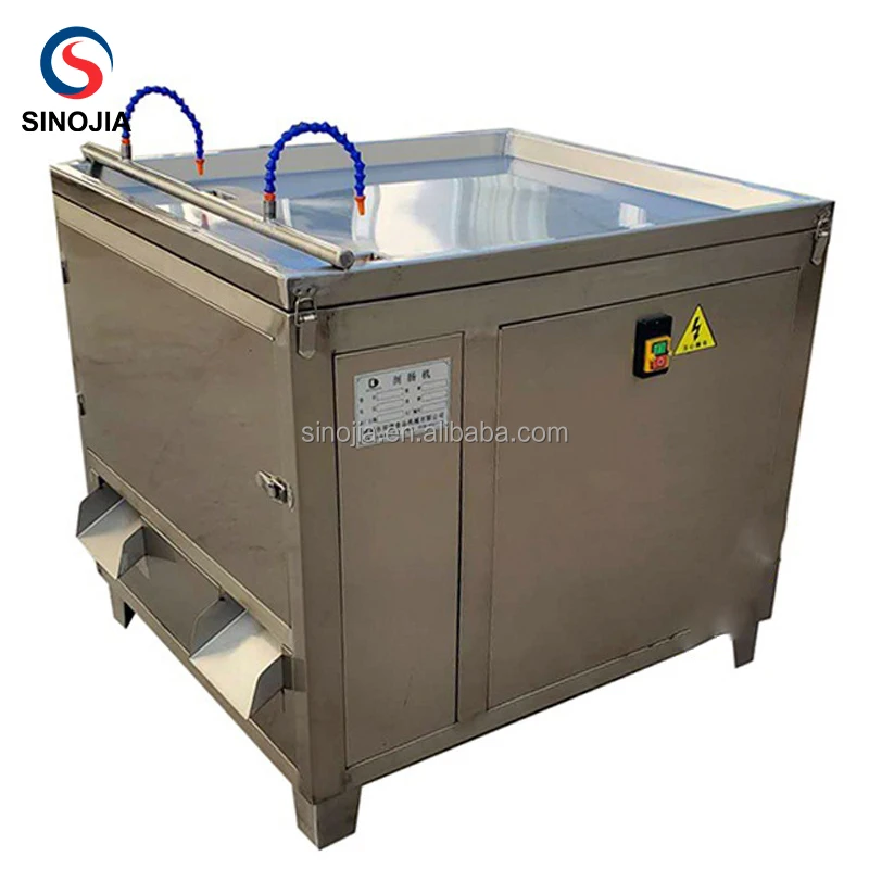 Stainless Steel  Chicken intestines Cutting Machine / Sheep Intestine Cleaning Machine