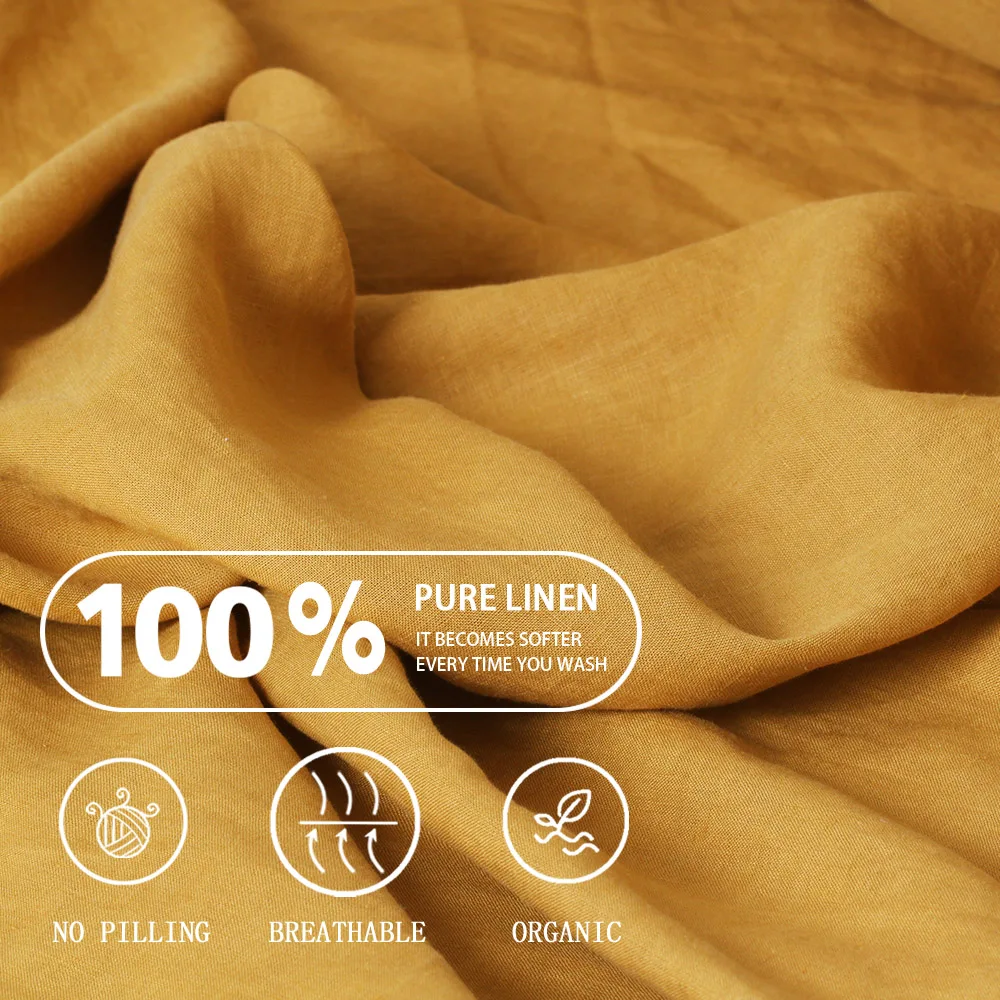 
100% Pure Linen High Quality French Flax Duvet Cover 