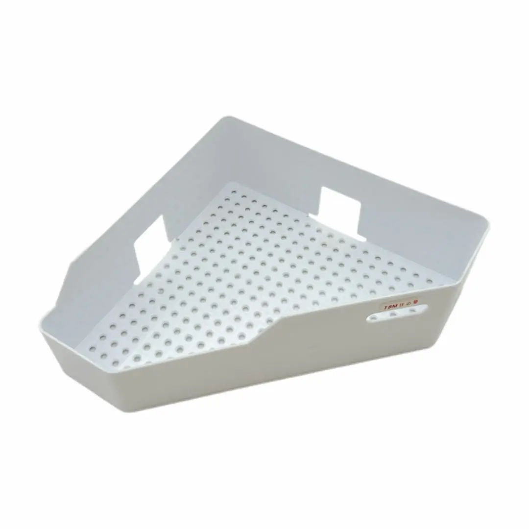Best Selling Plastic Storage Tray Super Load-Bearing Bathroom Toiletry Storage Shelf