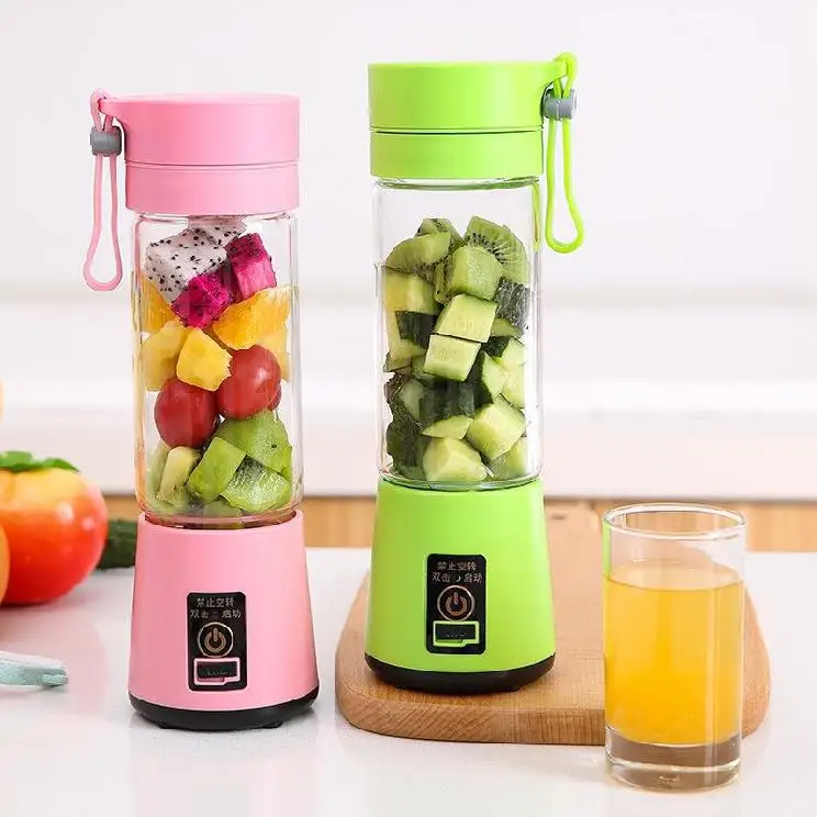 
380ml Mini fruit blender,usb rechargeable personal portable juicer extractor machine/  (1600180143241)