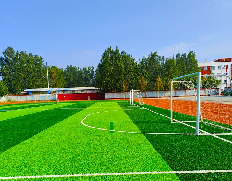 QINGZHOU L004-L guangzhou 50mm synthetic football grass carpet sports flooring outdoor artificial grass soccer turf field