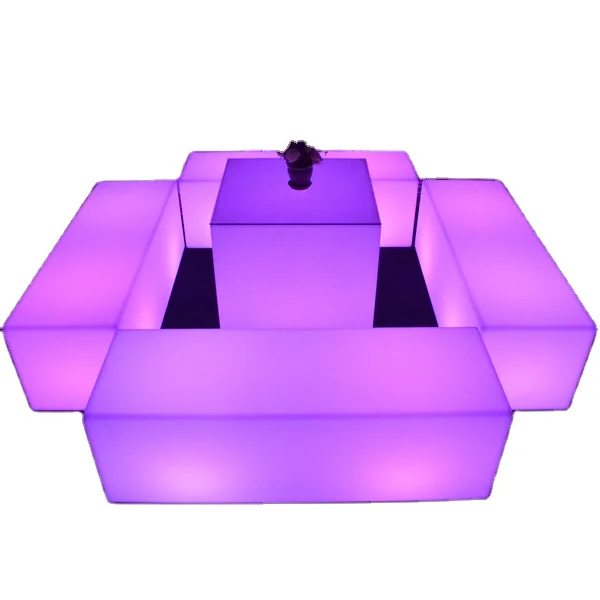 White Wedding Glowing home & garden tables and chairs furniture led