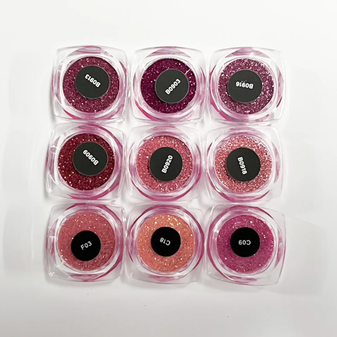 Private Label Diamond Shining Lip loose powder Lip liner Cosmetics Glitter Lip Kit