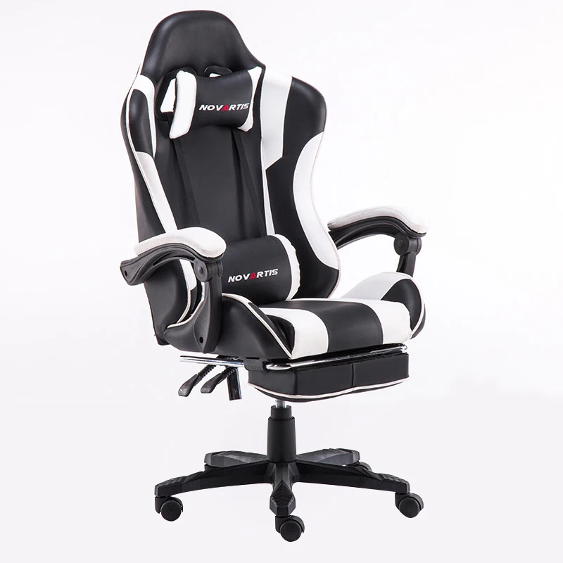 Best cheapest Gaming Chair Ergonomic Leather Swivel Recliner Racer Sport Gaming Chair Furniture Black Gamer Chair