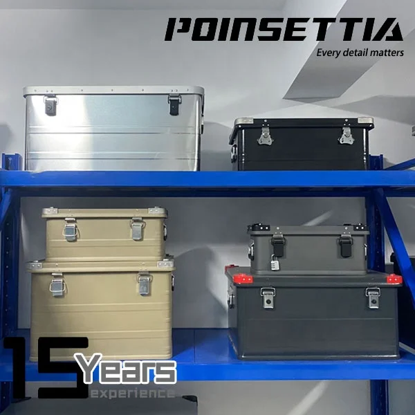 1.0mm Aluminum Storage Box Case for Camping 4WD Off Road Truck Transport Box with Aluminum Stackable Corners