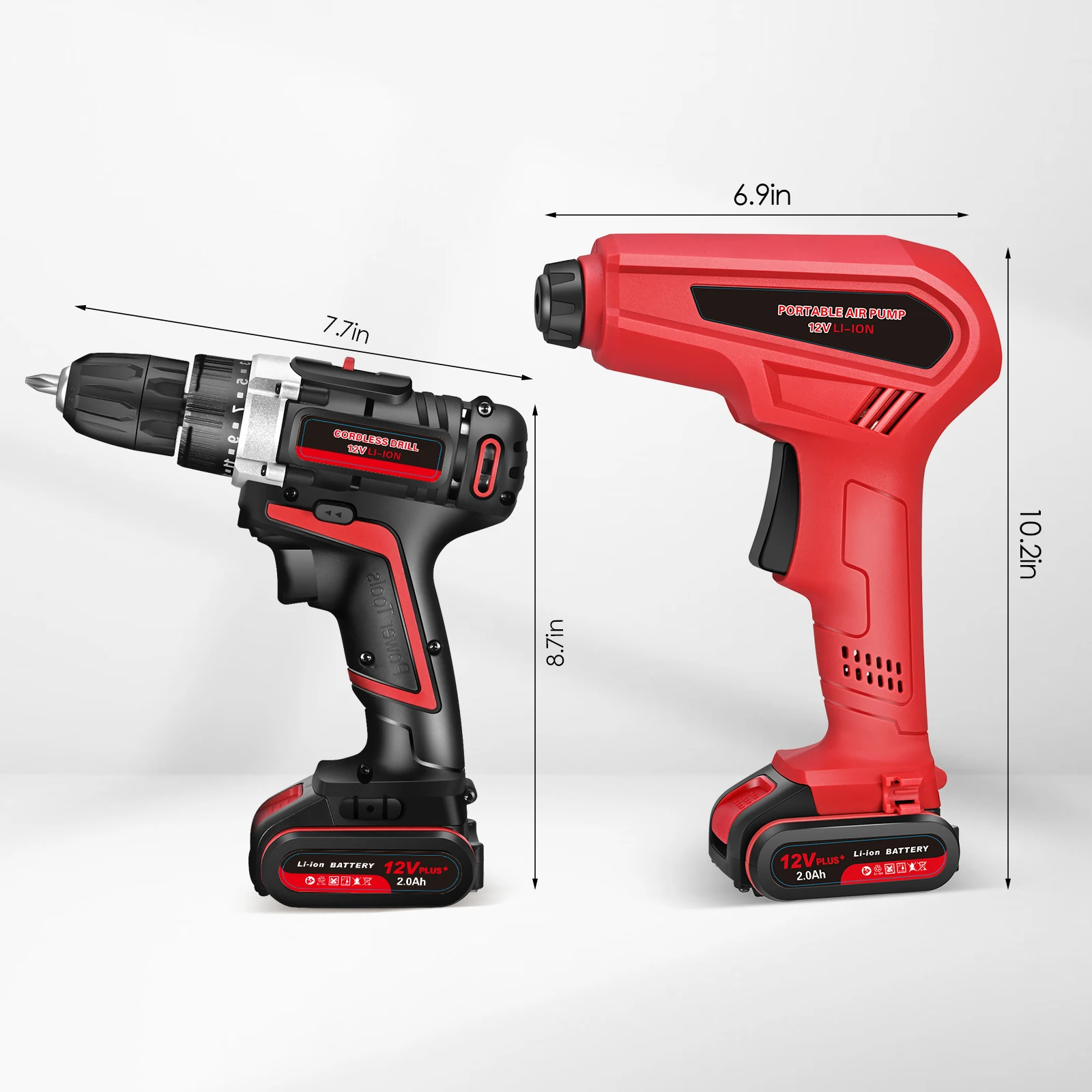 High power 4000w portable electric drill machine with Tire Inflator pump