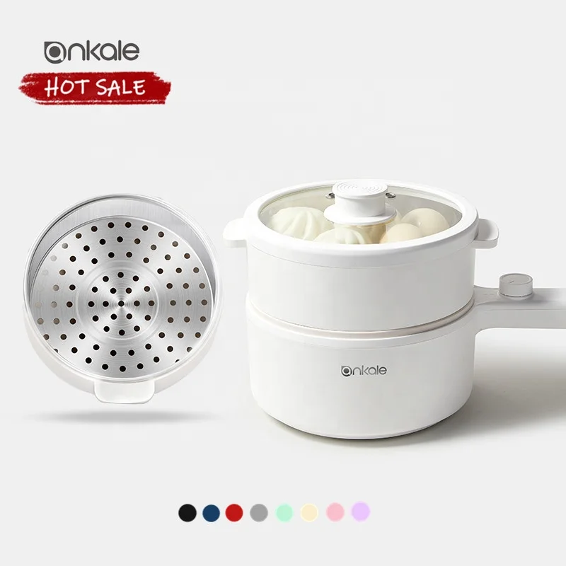 New Korean top fashion  Mini home and office electric cooking pot mini noodle cooker and commercial hot pot