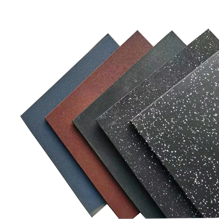 Flecked Rubber Flooring Roll for Home Gym, Exercise, and Performance Facilities Gym rubber sheet Workout Rubber Floor Mat