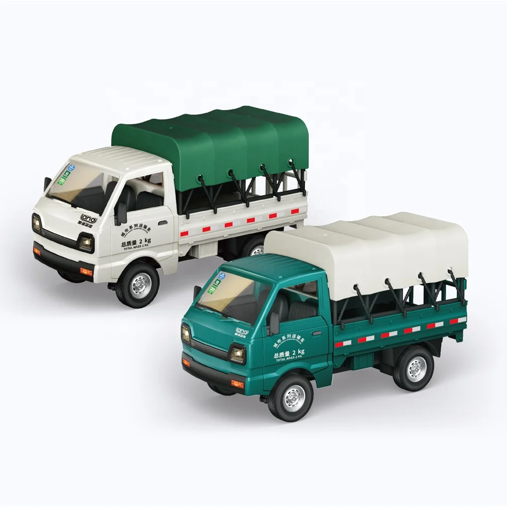 1:16 scale RC pickup truck toy car model tent truck removable transport vehicle 5CH remote control car with lighting and sounds