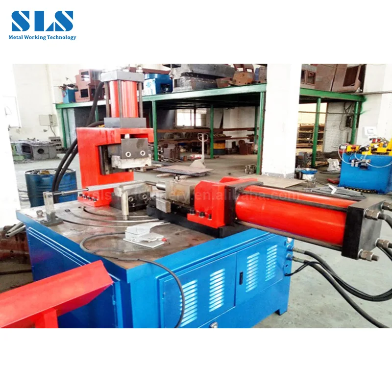  Round Square Stainless Steel Metal Tube Angle Notcher / Hydraulic Automatic Pipe End Arc Notching Machine