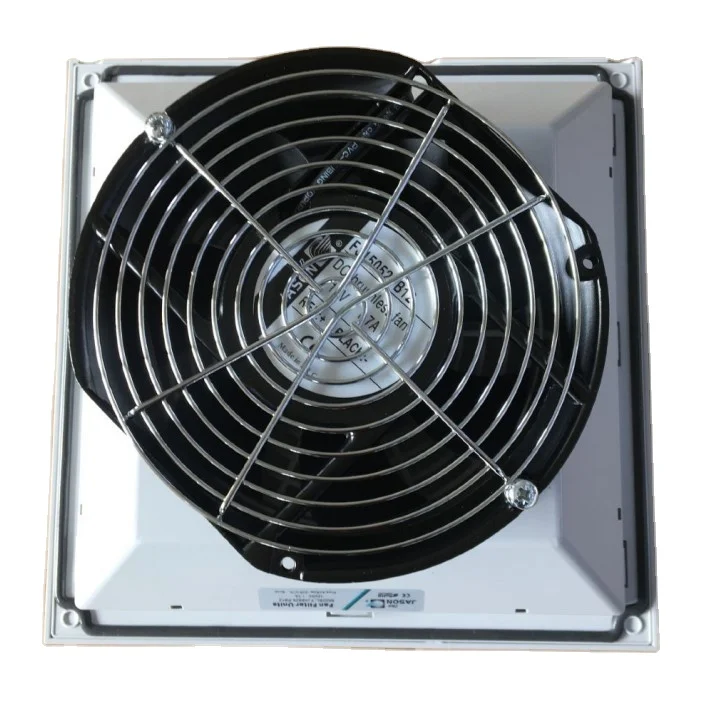 12VDC 245m3/h 255x255mm panel filter fan for cabient FJK6625PB12
