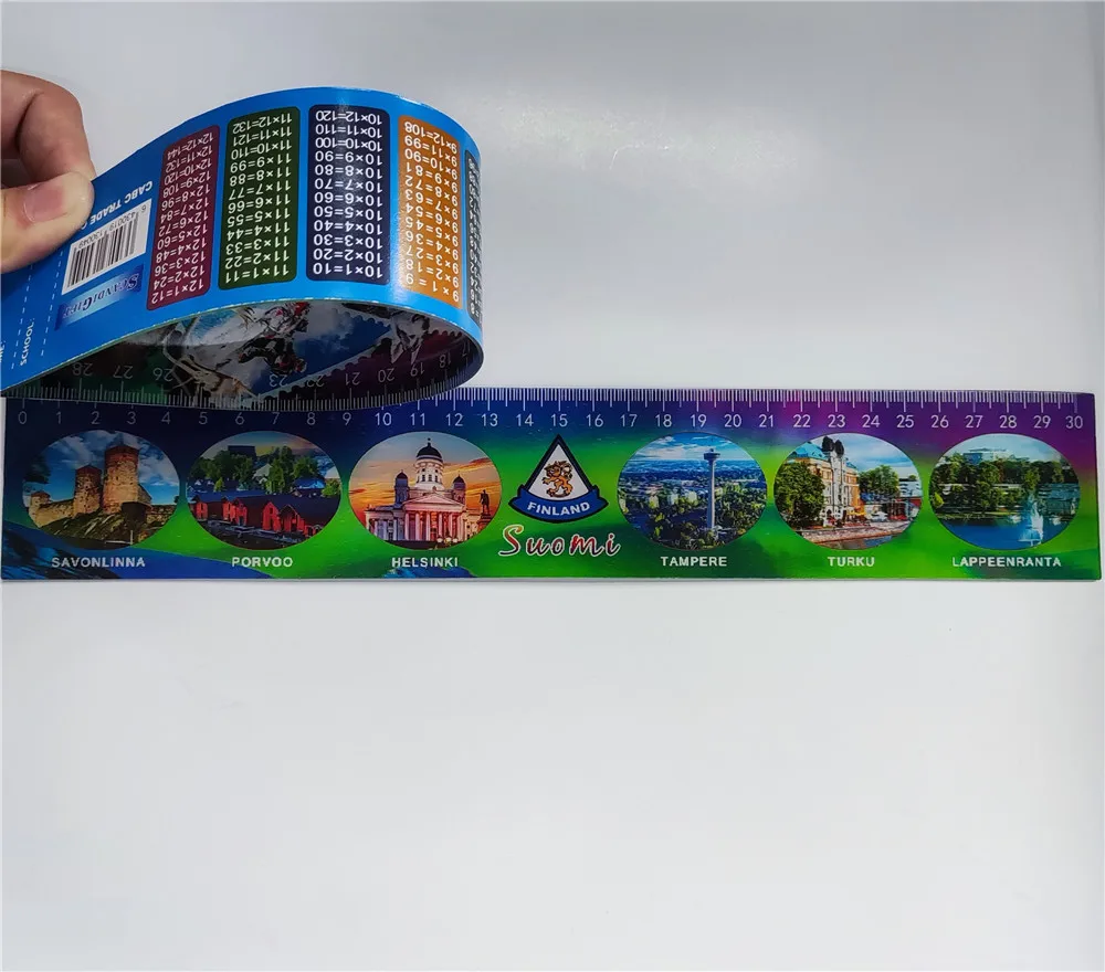 3D линзовидные линейки для школы