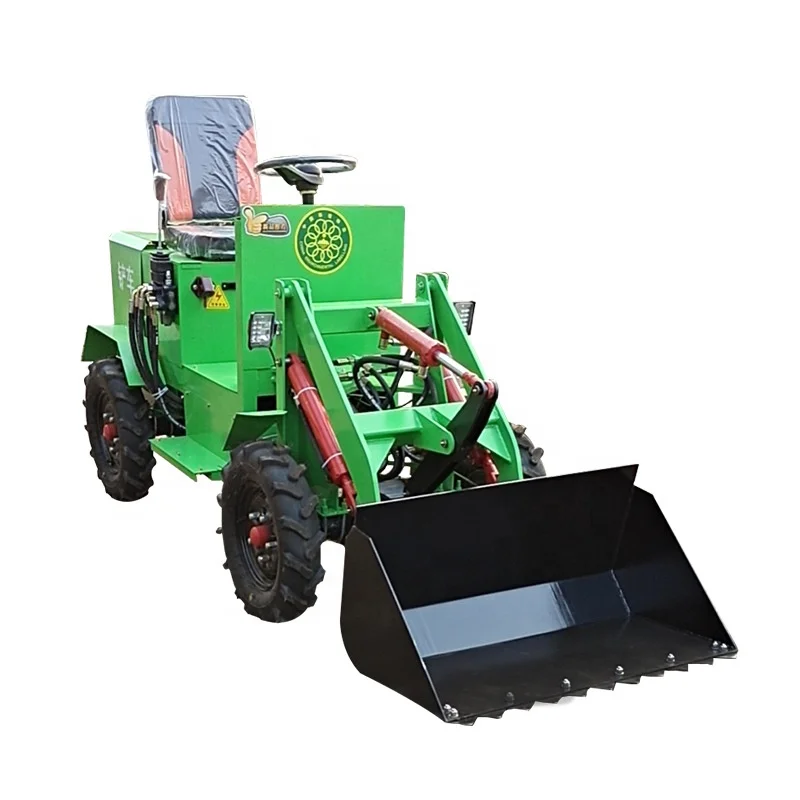 Diesel Battery Charging Agricultural Machinery Electric Loader Flexible Power-assisted Steering Easy to Operate