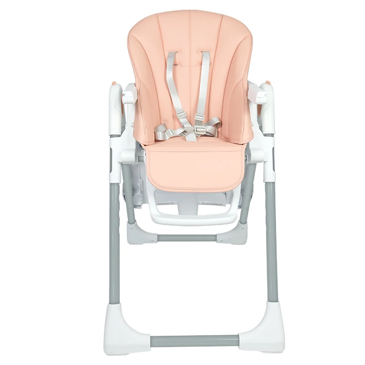 EN 14988 quality folding custom logo steel tube luxury silla de comer para bebe