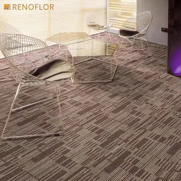 Eco-friendly Cheap Muti Pattern Commercial Polypropylene PP Square PVC Backing 50x50 Office Floor Carpet Tiles Price