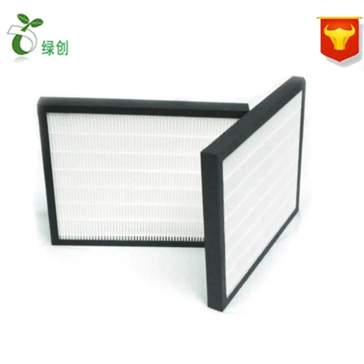 Frameless meltblown long fiber material pleated electrostatic adsorption air purifier hepa filter material for cleaning room