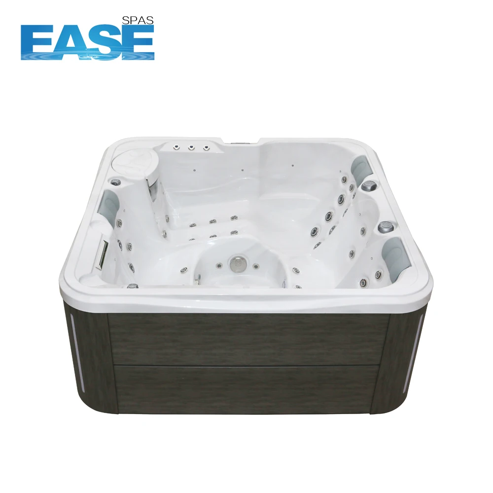 Chinese Manufacturers 4 Person Acrylic Bathtub Freestanding Hydromassage Pool SPA