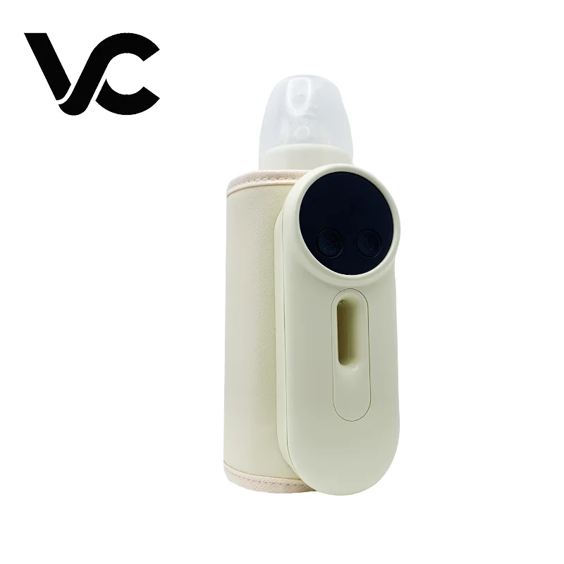 2024 New Arrival Smart Display USB Travel Baby Food Makers Bottle Warmers Wireless Milk Bottle Heater For Wholesale