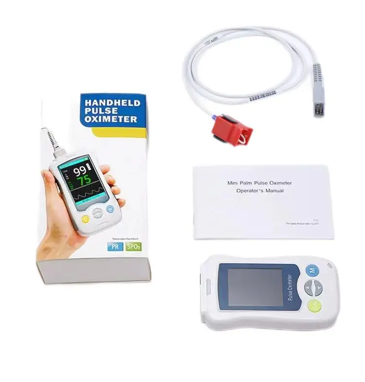 Handheld pulse oximeter for adults, children, and newborns Finger clip pulse oximeter for measuring oxygen saturation