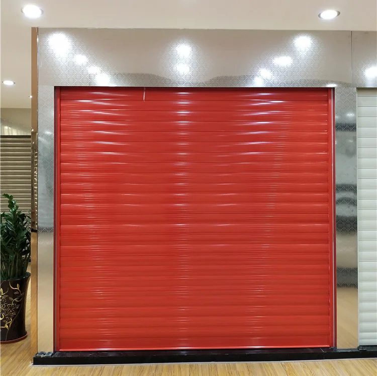
Security Waterproof Windproof Vertical Hurricane Impact Fire Rated Auto Electric Roller Shutters 