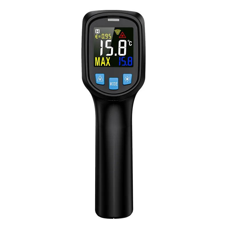 50-600 Celsius Measurement Non-contact Pyrometer Hygrometer Electronic Hygrometer Digital For Industry LCD Light Screen
