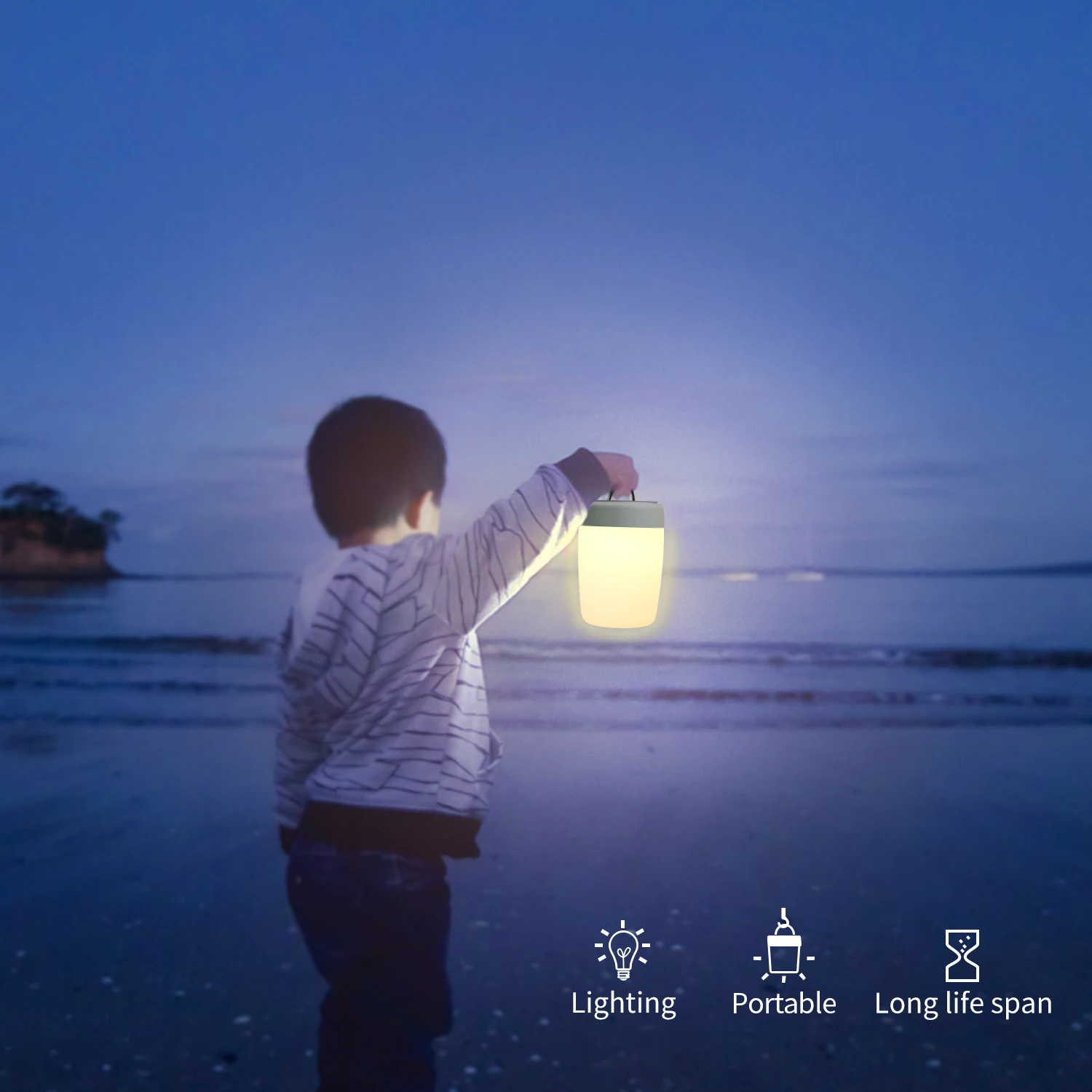 Portable 7 RGB Colorful Desk Lamp 3D Soft Light Led Projector Cute Mini Night Light with Timer Function