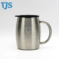 2022 Hot sale TJS 14 oz stainless steel coffee mug blank Mug with Handle wholesale Applicable to a variety of scenarios