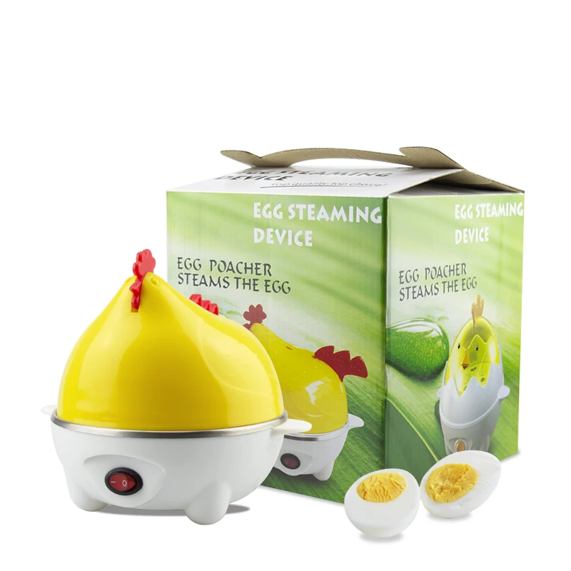 Chicken Shaped Rapid Egg Boiler 7 Eggs Capacity Automatic Electric Egg Cooker