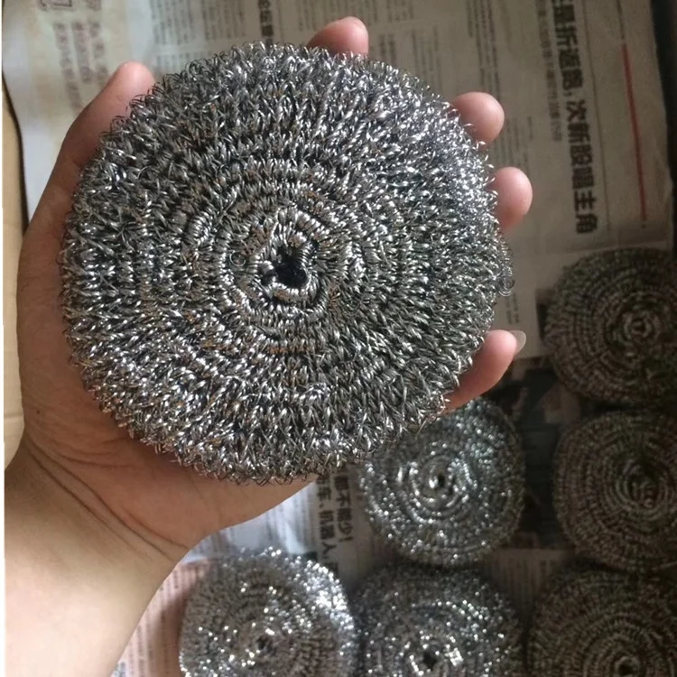 Stainless Steel Scourer Kitchen Wire Washing Balls Scrubbing Sponges