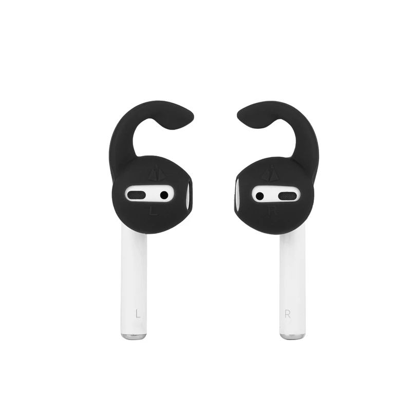 Amazon Hot Sale Durable Silicone Black Earbuds Ear Hooks Covers for Airpod Multicolor Stocked