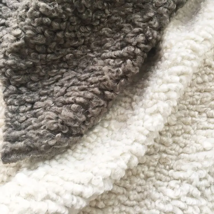 Super Soft Pet Furniture Fabric Boucle Cushion Fabric