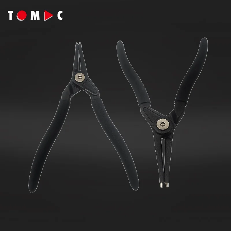 TOMAC Professional Universal Circlip Pliers Heavy Duty Seeger Ring Removal Tool for Mechanical Repair