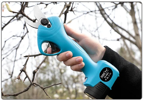 25mm Cordless Electric Efficient Save Time Energy 2pcs Backup Rechargeable Lithium Battery Tree Branch Pruner
