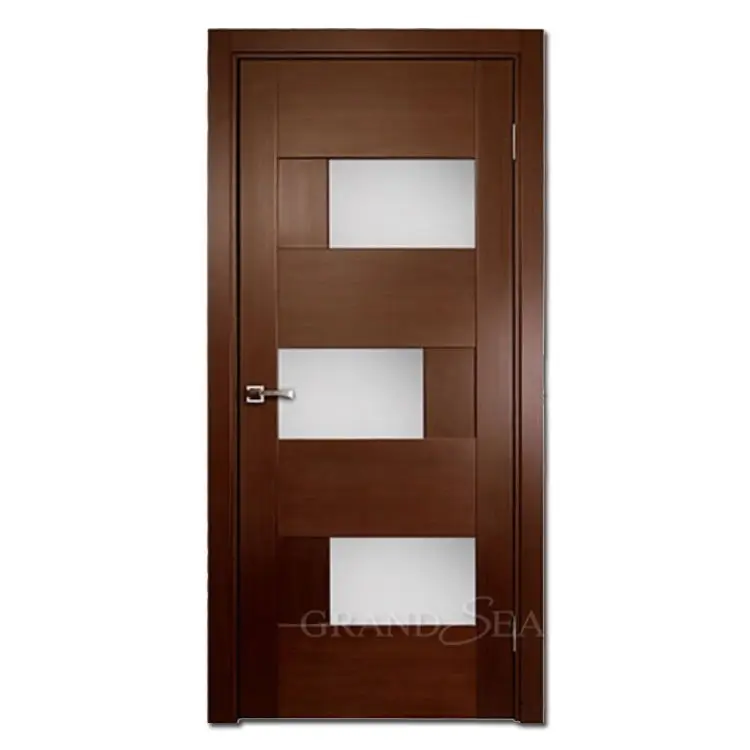 Latest Design Soundproof Wooden Doors Design Interior Door Solid Wooden PVC MDF doors