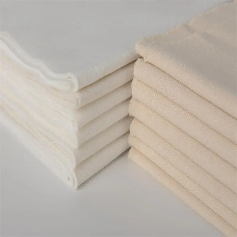 ODM Grey cloth 10S/2*10S/3 TC semi-bleached cotton canvas TC handbag shoe material case and bag fabric 14Oz canvas cotton fabric