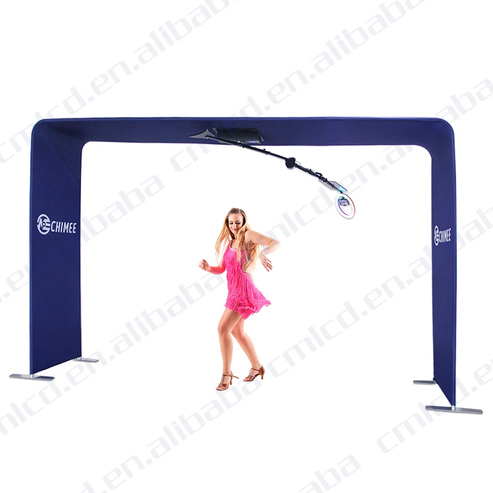 2024 Fashion Popular Overhead 360 photo booth Video Camera Portable Machine Sky 360 Camera Video Exhibition Booth