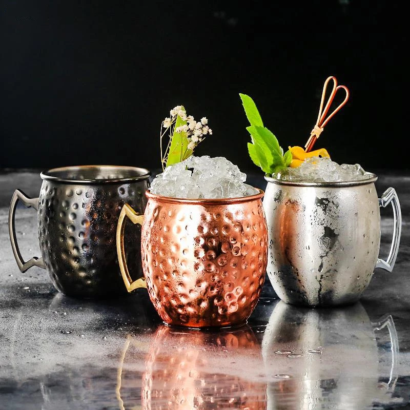 Cocktail Copper Hammered Moscow Mule Mug Coffee Cup